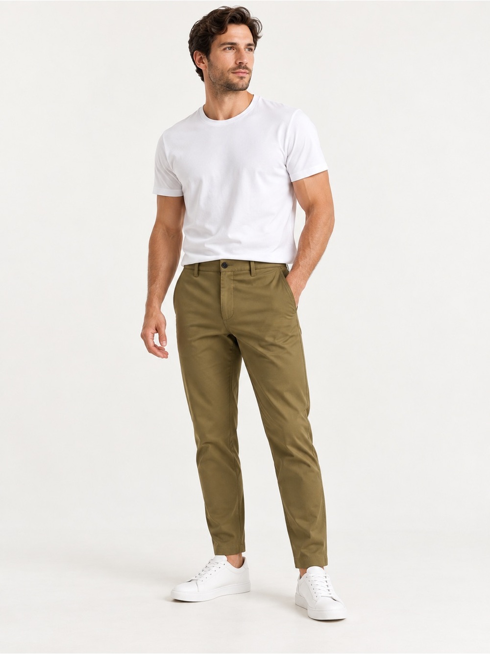 Lululemon Men’s Olive Khaki Stretch Pants | 34 x 30